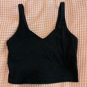 Black Align Tank Top in size 6